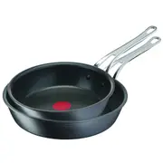 Tefal Jamie Oliver Cooks Classic Set of 2 Induction Hard Anodised Frypans