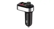 Bluetooth Car FM Transmitter - V5.3, 8-Mode Ambient Lighting, Dual USB Ports