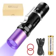 Black Light UV Flashlight with LG UV 395nm LED Source UV Light for Pet Urine ...
