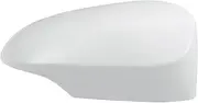 X AUTOHAUX Unpainted Rearview Mirror Cover Trim Side Mirror Cover Panel Right Side for Toyota Corolla 2014-2019 White