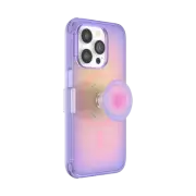 PopSockets PopCase MagSafe iPhone 14 Pro Phone Case Grip Holder - Opal Aura
