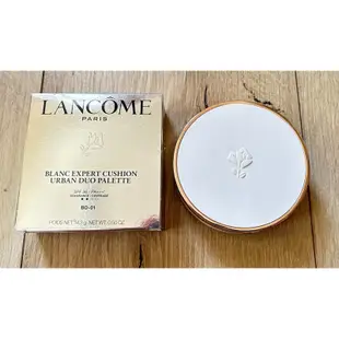 LANCOME蘭蔻 激光煥白雙效氣墊粉餅+盒 （BO-01柔和象牙白）