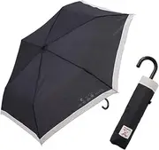 Ogawa 90625 [2025] Folding Umbrella, Hand Opening, 21.7 inches (55 cm), 6 Ribs, Peanuts, Snoopy/Black, Water Repellent