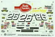 Slixx 1351 #26 Betty Crocker 1998-Johnny Benson 1/24 Nascar decal