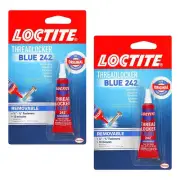 Loctite Heavy Duty Threadlocker Blue 242 For Permanently Locks Pack Of 2