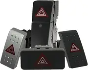 HAUAGEZWU Fit for Suzuki Fit for Vitara Fit for S-Cross Fit for AIivio SX4 Fit for Swift Fit for Alto Hazard Warning Emergency Light Switch Double Dodge Key(2011 sx4)