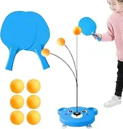 Table Tennis Trainer, Adjustable Height Table Tennis Trainer, Portable Table Tennis Training Machine, Table Tennis Trainer for Kids, Adjustable Table Tennis Trainer for Students