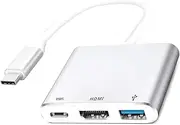 USB C to HDMI Adapter QCEs USB-C Hub Multiport Adapter 4K AV Converter Thunderbolt 3 Compatible Samsung Dex Station Galaxy Note 9 8 S10 S9 S8 Plus S9/10+ Tab S4 MacBook Pro/Air 2018 Chromebook Pixel