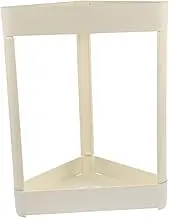 CONGARTENO Corner Storage Shelf Bathroom Kitchen Organizer with Self Draining Design Space Saving Countertop Rack for Toiletries Condiments