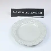 Yoshizawa-gama White Dessert Plate Japan Mashiko Ware Traditional Craft 7.2"