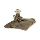Jelly Cat Bashful Monkey Soother Polyester Brown With Plush Toy