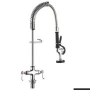 Sunmixer Mini Pre Rinse Unit with 180mm Riser and 560mm Hose - Taps and Rinse Jets (T98001MN-1) - T98001MN-1
