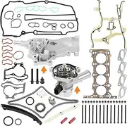 Timing Chain Kit,Head Gasket Set,Water Pump Compatible with Buick Encore,for Chevy Cruze/Sonic/Limited 1.4L Engines,HSCV001,55565336,AW6662 ect