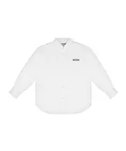 barcode print shirt 12Y white