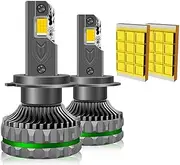 150W Ultra-Bright LED Headlight Bulbs – 30,000LM 6000K White, H7/H11/9005/H4 (Plug & Play,Canbus Ready),9012
