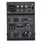 5-Channel Mic-Line Mixing Console Mixer with USB Audio Effect M6T1