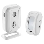 Apartment Security Wireless Alarm Welcome DoorBell PIR Motion Sensor DIY Pairing