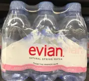 Evian Spring Water - 11.2 Oz Plastic Bottles - Pack of 6