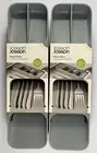 (Pack of 2) Joseph Joseph 85119 DrawerStore Kitchen Drawer Organizer Tray - Gray