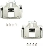 Front Brake Caliper Set Compatible with 08-16 Chrysler 07-16 Dodge 07-18 Jeep 12-15 Ram 09-14 Volkswagen