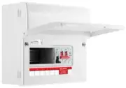 BG Fortress Circuit Protection Metal Consumer Unit 9 Mod - 5 Way With SPD