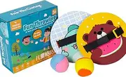 Toss Catch Ball Set, Cartoon Animal Design Beach Paddle Sticky Ball Catch Sets for Yard, Beach Yard Lawn Outdoor Activities for Birthday Valentine's Day