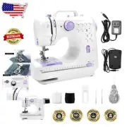 Versatile Mini Sewing Machine for Beginners – Lightweight, 12-Stitch Purple Tool