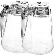 DONFAMDS 2Pcs Syrup Dispenser Leak Honey Vinegar Pump for Kitchen Elegant and Versatile Storage for Condiments and Sauces