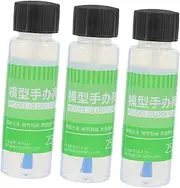 3 x 25ml Air Dry Clay Varnish Model Figure Shiny Oil Craft Kit Sealer Prevents Cracking Glossy Application