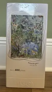 Jiggy Puzzle - Animal Kingdom By Olivia Wendel 800 Piece Art Puzzle NEW Sealed