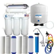 REVERSE OSMOSIS ALKALINE REMINERALIZER WATER FILTER SYSTEM 75 GPD EX FILTERS