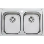 Diaz Double Bowl Universal Sink