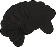 HOLIDYOYO 1set Black Paper Chocolate Wrappers Truffle Candy Packing Separating Trays Liners for Dessert Baking Party 150pcs