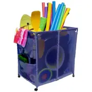 Essentially Yours Pool Floats, Balls, Toys and Equipment Rolling Mesh Organiz...