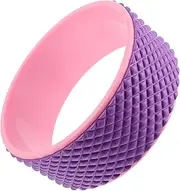 2 Pcs Yoga Wheel Fitness Backbend Wheel Yoga Balance Pain Wheel Yoga Roller Back Pain Circle Roller Exercise Roller Plastic Floating Point Tool 3D