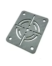 TARGET CROSS Guitar Neck Joint Heel Plate (Standard 4 Bolt) MATTE CARBON FIBER