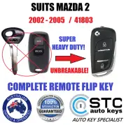 FOR MAZDA 2 6 41803 CAR KEY LESS REMOTE FLIP KEY FOB 2002 2003 2004 2005