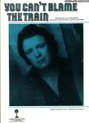 DON McLEAN YOU CAN'T BLAME THE TRAIN SHEET MUSIC PIANO/VOCAL/GUITAR 1985 NEW