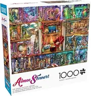 Buffalo Games - Aimee Stewart - The Grand Fiction Library - 1000 Piece Jigsaw Puzzle for Adults Challenging Puzzle Perfect for Game Nights - Finished Size 26.75 x 19.75
