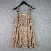 Seed Heritage Dress Womens 8 Brown Snake Print Sleeveless NEW NWT 7243