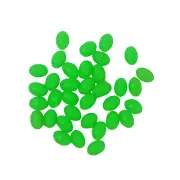 5mm x 10mm Oval Lumo Egg Beads Qty 50 for Snapper Whiting etc Swimerz