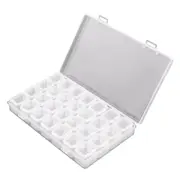 Jewelry Box Plastic Storage Organizer 28 Grids Compartment