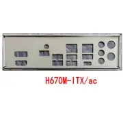 1Pcs For ASRock H670M-ITX/ac I/O Shield Back Plate BackPlates Blende Bracket