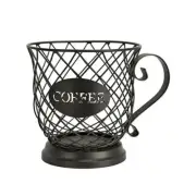 Coffee Pod Organizer Mug Large Capacity Coffee Storage Carousel Holder