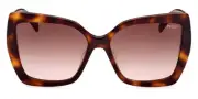Emilio Pucci EP0176 Sunglasses Shiny Classic Havana Gradient Brown 58mm