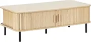 Cooper & Co. Haven Sliding Door 120cm Coffee Table Natural