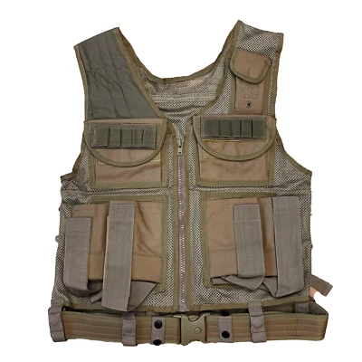 Shooters Gate Tactical Paintball Pod Vest - Flat Dark Earth Tan (FDE)