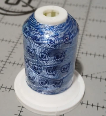 EMBROIDERY THREAD ROBISON-ANTON 700 yd Mini 122 ss rayon 3CC BLUE