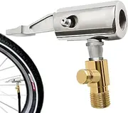Tire Fill Nozzle, Tire Nozzle for Car Tires - First Lock Wheel Valve Valve Air Compressor Tire Filler Attachment, Air Feed Quick Coupling for Inflated Tires