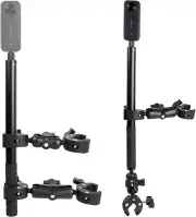 Motorcycle Mount kit for Insta360 One X4 X3 X2 RS- Double Clamps Handlebar Holde